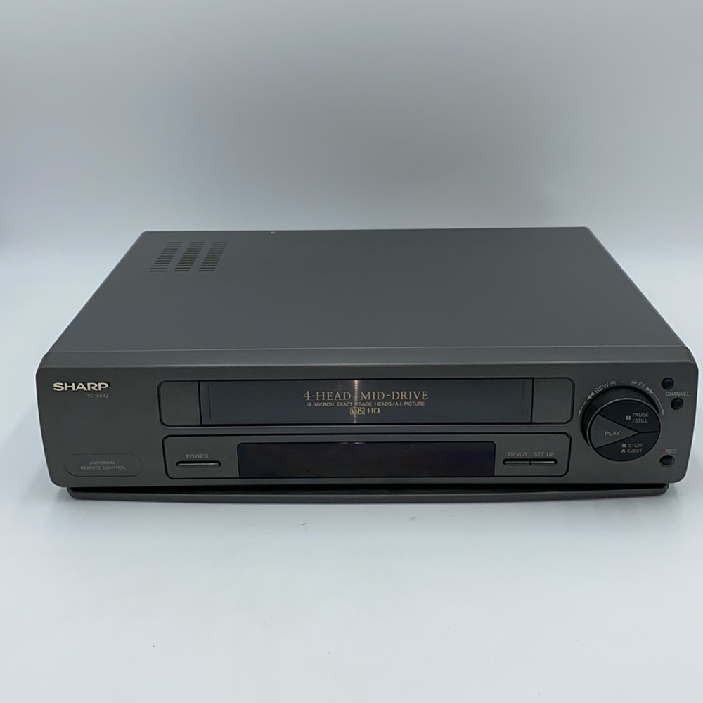 Sharp VCR Video Cassette Recorder VCR VC-A542 No Remote VHS Player Recorder